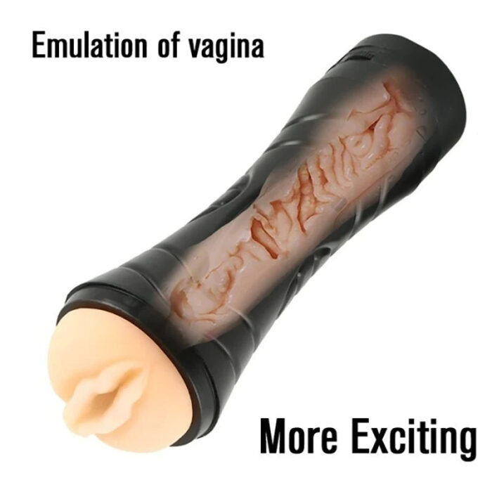 Frequency Vibrating Male Masturbator with Skin-Like Material - Image 8