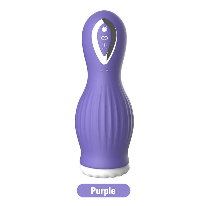 7-Frequency Tongue Licking & Suction, Fully Waterproof Male Masturbator - Image 8