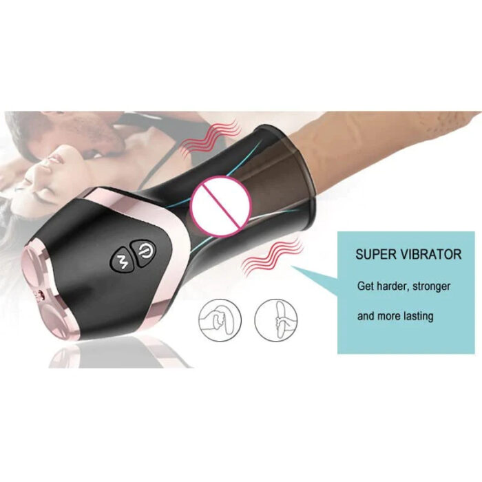 Adult toys Glans Trainer Penis Masturbation Device Massage Aircraft Cup Vibration Male Masturbation Device - Image 5