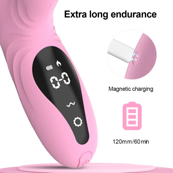 Suck Telescopic Heating Vibrator - Image 6