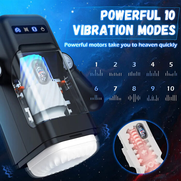 10-Frequency Vibration Self-Heating Male Aircraft Cup - Image 8