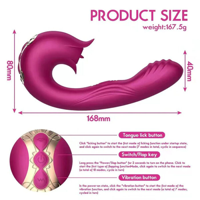 7-Frequency Vibrating, 7-Frequency Suction, 10-Frequency Pulsating Female Vibrator - Image 4