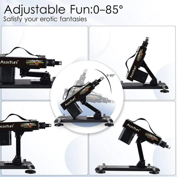 Automated Personal Massage Device with Six Interchangeable Attachments for Individual Pleasure and Relaxation - Image 8