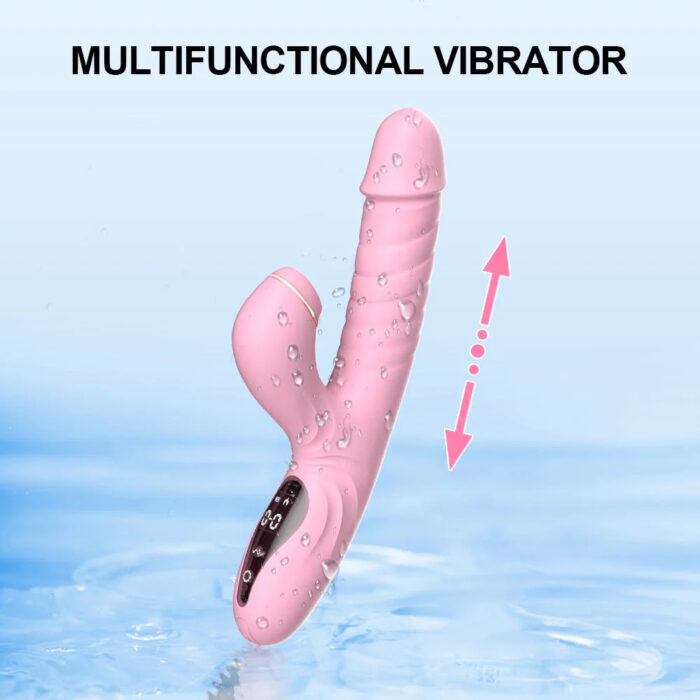 Suck Telescopic Heating Vibrator - Image 9