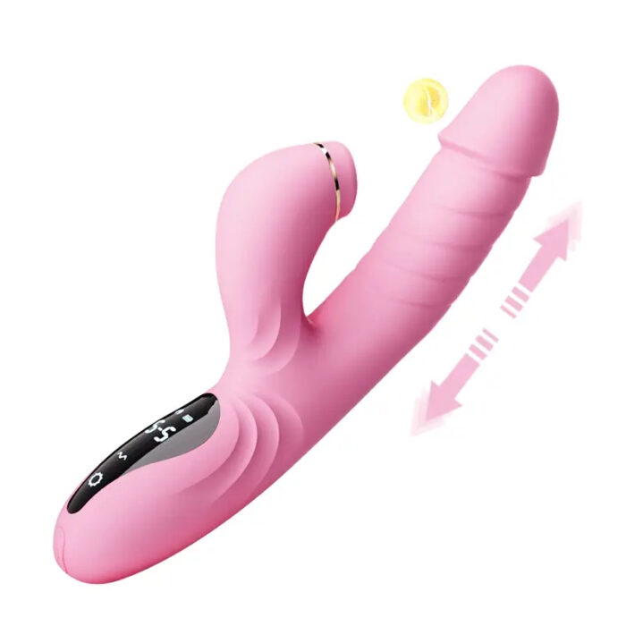 Suck Telescopic Heating Vibrator - Image 4